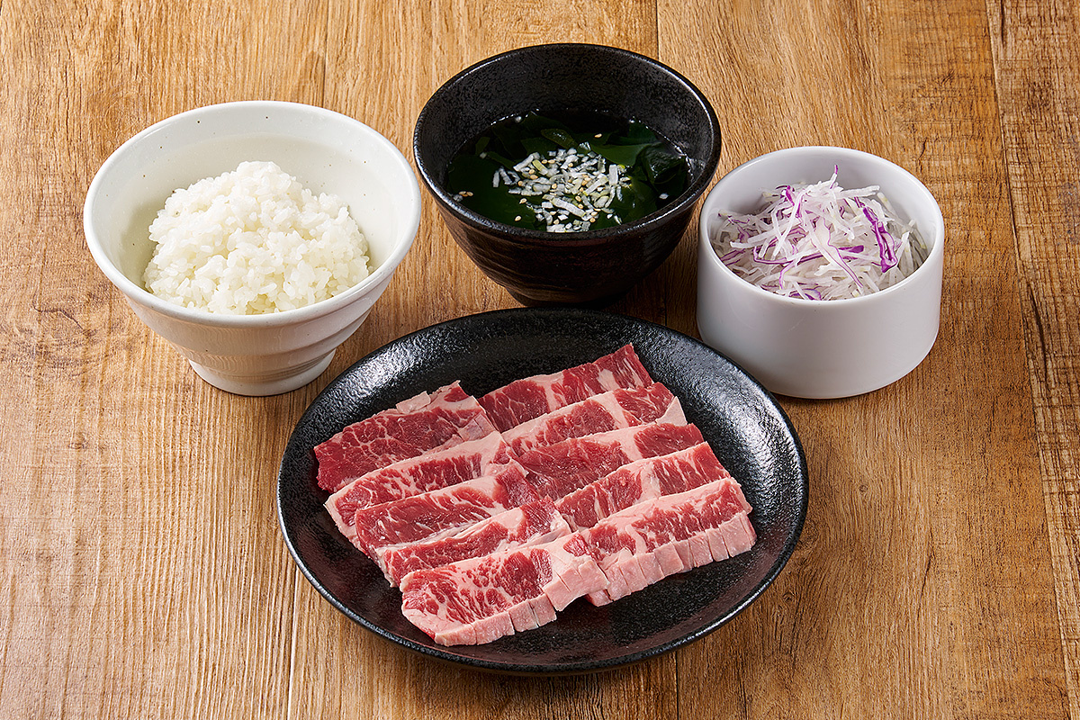 やわらかカルビランチセット